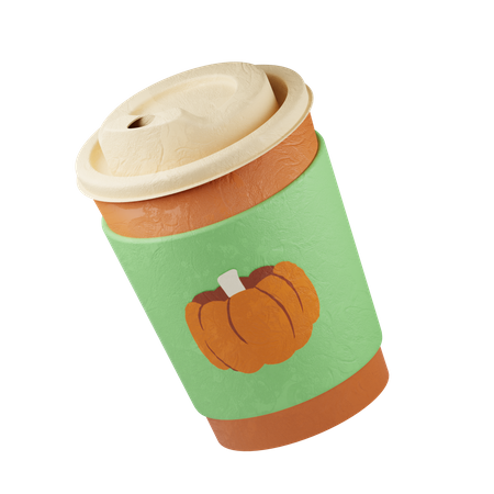 Kürbisgewürz Latte  3D Icon