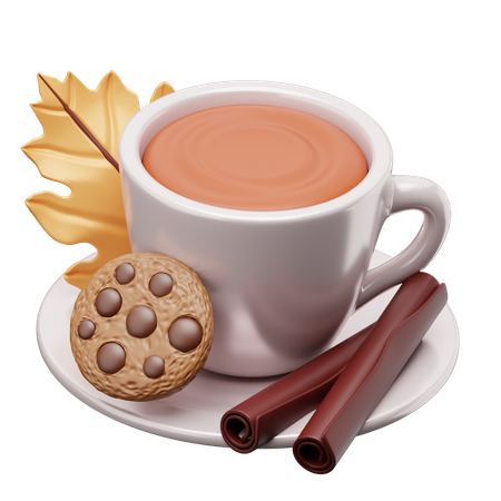 Kürbisgewürz-Latte-Tasse  3D Icon