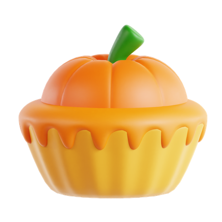 Kürbiskuchen  3D Icon