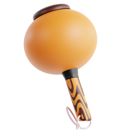 Kürbisrassel  3D Icon