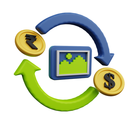 Kurs Rotation  3D Icon