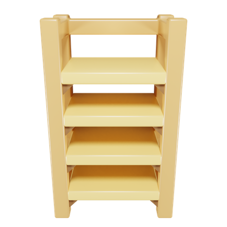 Kurzes Regal  3D Icon