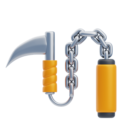 Kusarigama  3D Icon