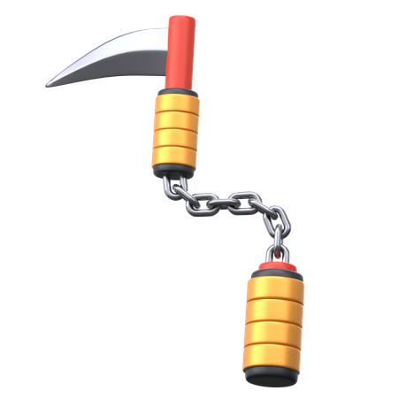 Kusarigama  3D Icon