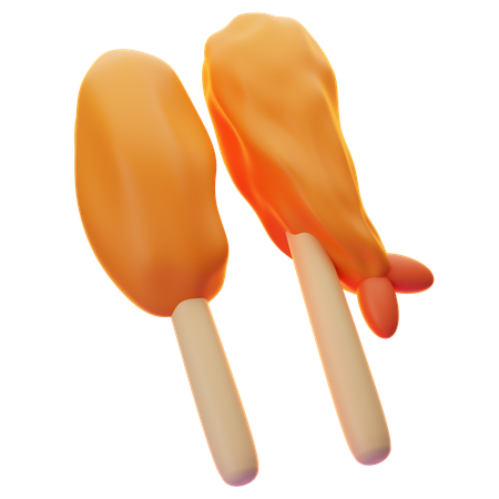 Kushikatsu  3D Icon