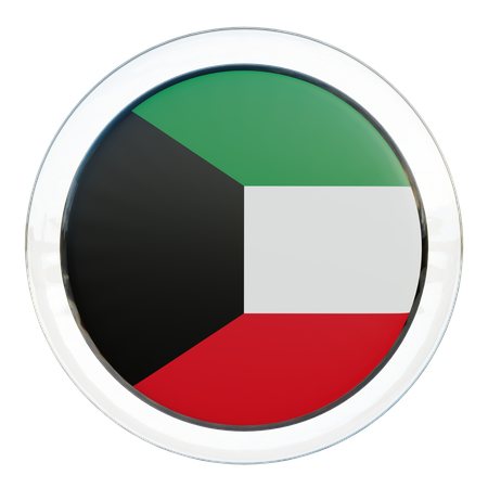 Kuwait Flag  3D Flag