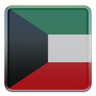 kuwait flag 3d logo