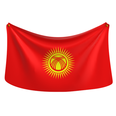 Kyrgyzstan  3D Icon