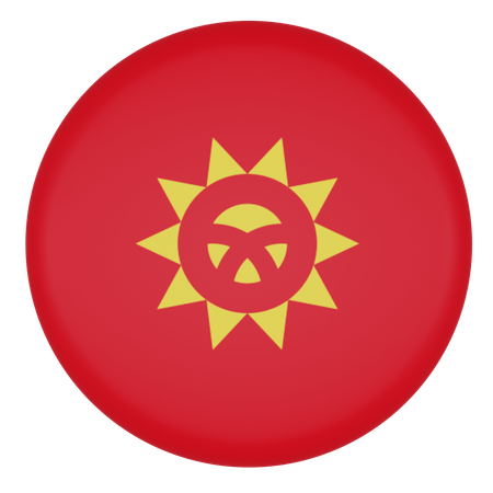 Kyrgyzstan  3D Icon