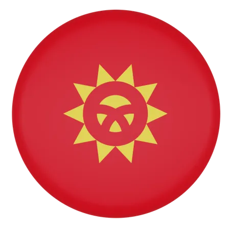 Kyrgyzstan  3D Icon