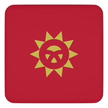 Kyrgyzstan  3D Icon