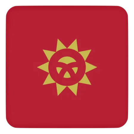 Kyrgyzstan  3D Icon