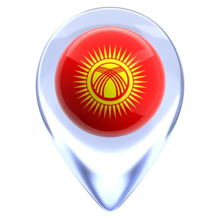 Kyrgyzstan  3D Icon