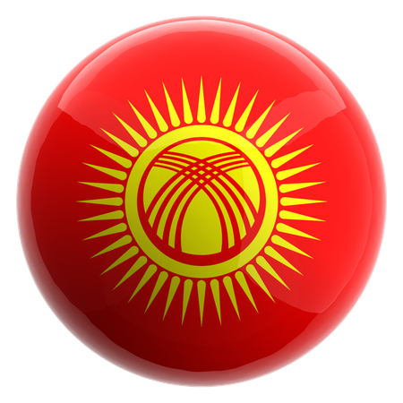 Kyrgyzstan  3D Icon