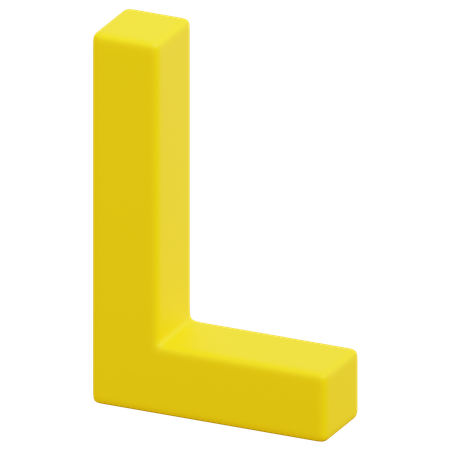 L  3D Icon