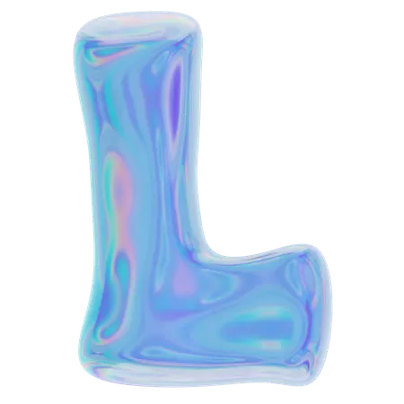 L Abstract Shape  3D Icon