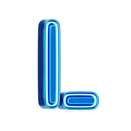 Buchstabe l  3D Icon