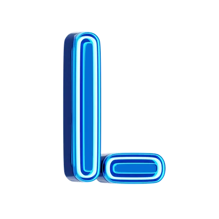 Buchstabe l  3D Icon