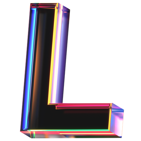 Buchstabe l  3D Icon