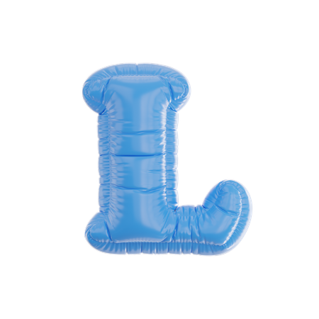 L Inflated  3D Icon
