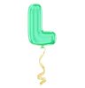 L Latter Balloon