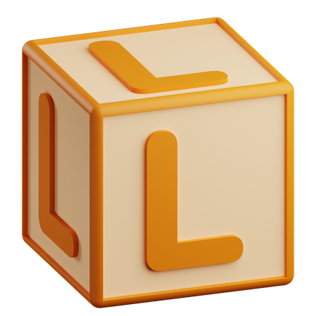 L Letter  3D Icon