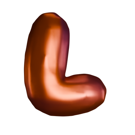 L Letter  3D Icon