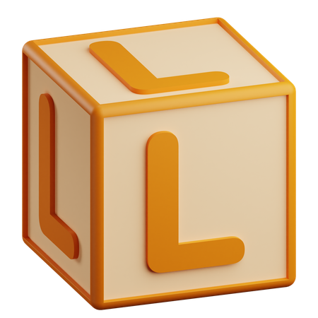 L Letter  3D Icon