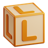 letter l 3d logo