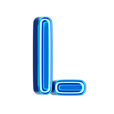 Lettre l  3D Icon