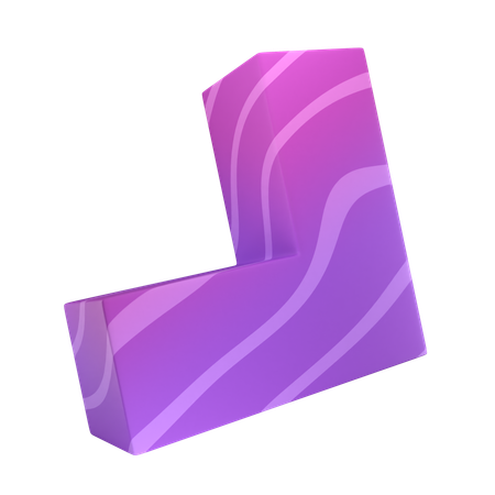 L Shape  3D Icon