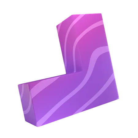 L Shape  3D Icon