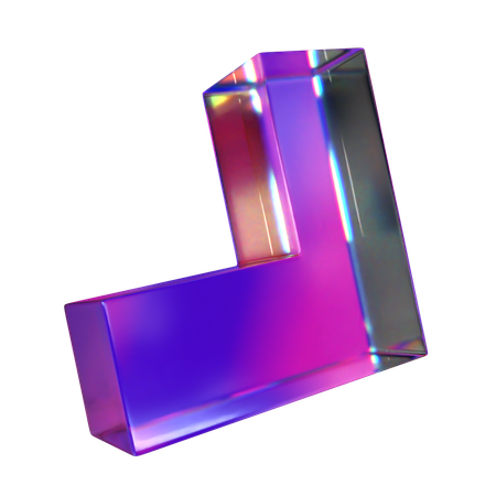 L Shape  3D Icon