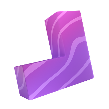 L Shape  3D Icon