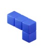 L-Shape Tetris Block