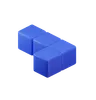 L-Shape Tetris Block