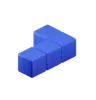 L-Shape Tetris Block