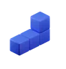 L-Shape Tetris Block