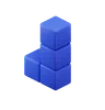L-Shape Tetris Block