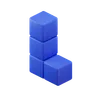 L-Shape Tetris Block
