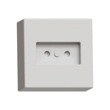 L Type Socket  3D Icon