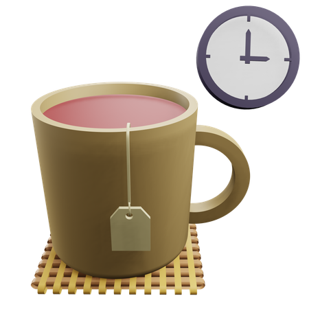 La hora del té  3D Icon