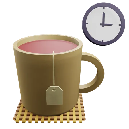 La hora del té  3D Icon