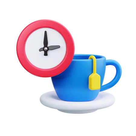 La hora del té  3D Icon