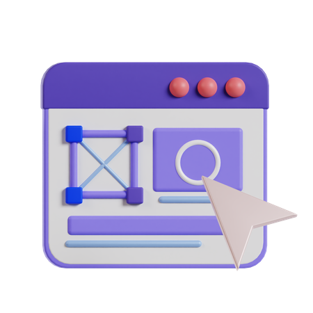 La interacción del usuario  3D Icon
