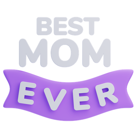 La mejor mamá de todas  3D Icon
