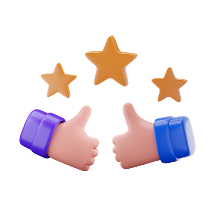 La satisfacción del cliente  3D Icon