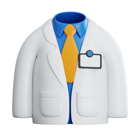 Lab Apron  3D Icon