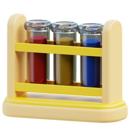 Lab Bottles  3D Icon