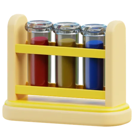 Lab Bottles  3D Icon